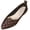 Fashion Shoes - Brown, variant on Flats for Women Closed Toe Pointed Front Slip On Ballet Shoes Vintage Polka Dot Print Casual Dressy Everyday Footwear for Office Work and Weekend Outings