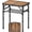 24"L x 16"W x 27"H Plank-style Wood Grain, variant on Small Folding Table, Aluminum 24" x 16" Adjustable Height Max 27.5" Folding Camping Table with Carrying Handle, Lightweight, Portable Camp Table for Outdoor Indoor Picnic Beach, Black
