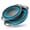 Blue, variant on 2pcs, Collapsible Silicone Drain Basket for Outdoor Camping and Kitchen - Portable Fruit and Vegetable Washing Basket - Creative Design