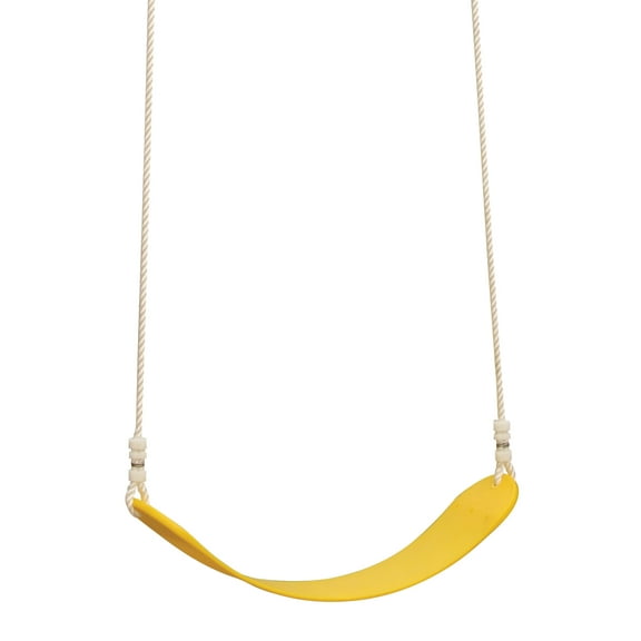 KidKraft Children's Belt Swing with Adjustable Chains, Yellow