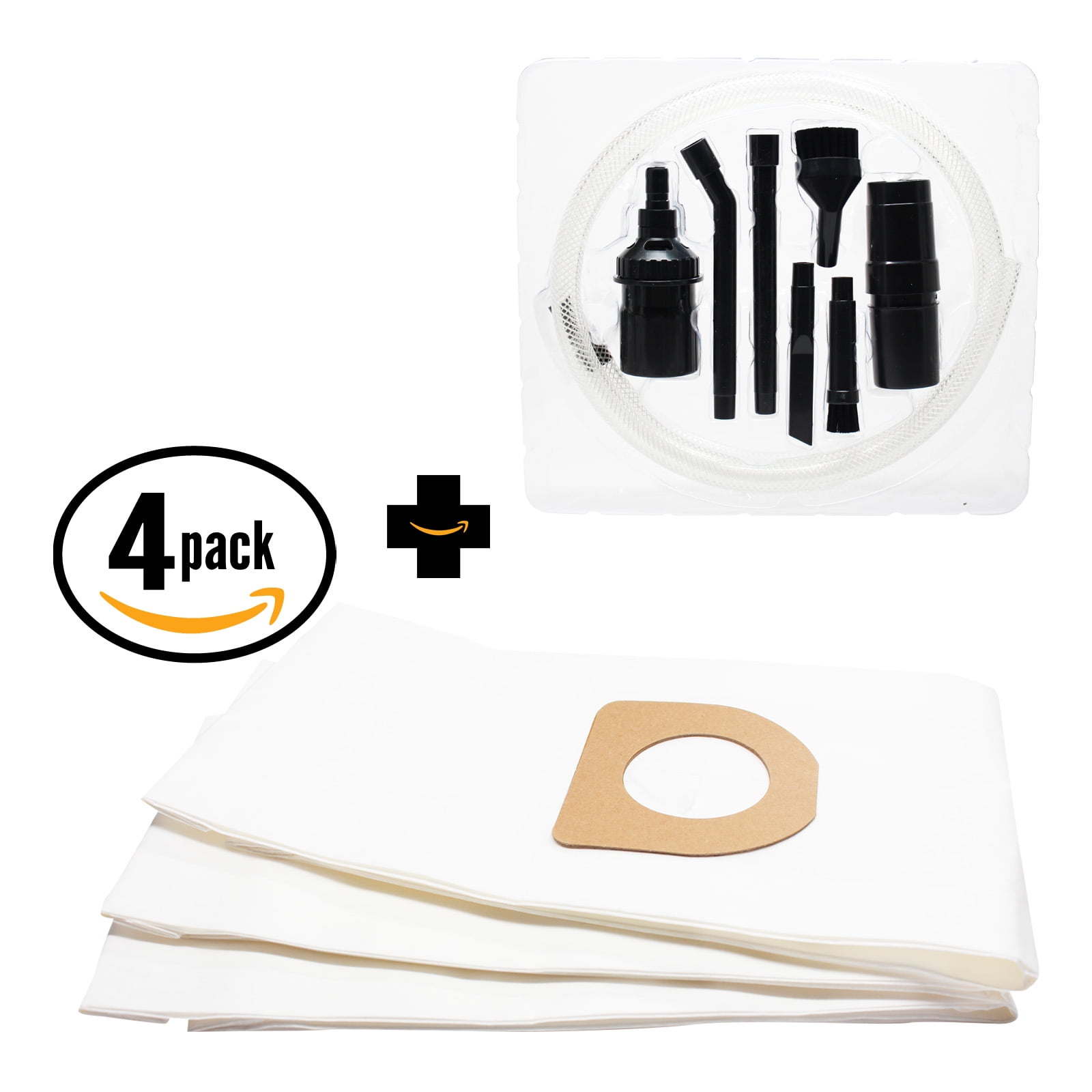 12 Replacement Hoover Type A Vacuum Bags with 7Piece Micro Vacuum