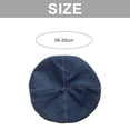 thumbnail image 3 of Boina vaquera con circunferencia de la cabeza de 56-58cm, protector solar de verano para mujer, sombrero con circunferencia de la cabeza grande, 3 of 6