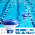 thumbnail image 1 of Pool Floating Pool Chlorine Dispenser Fits 1” Tabs Bromine Holder Chlorine Floater (Blue), 1 of 8