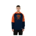 thumbnail image 4 of Men's New Era  Navy Chicago Bears Combine Authentic Color Block Raglan Pullover Hoodie, 4 of 5