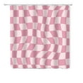 thumbnail image 2 of VOTRUDI Romantic Heart Shower Curtain Set - Waterproof 4-Piece Bathroom Set with Floor Mat, Valentine's Day Theme, Roses Design for Couples,71x71in, 2 of 9