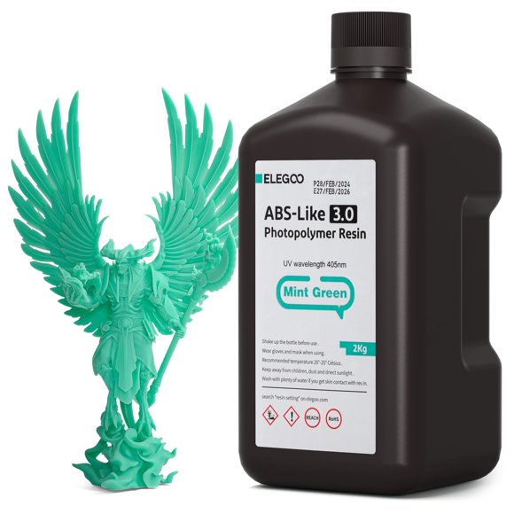 Impresora 3D de resina ELEGOO tipo ABS 3.0 2 kg para impresora MSLA