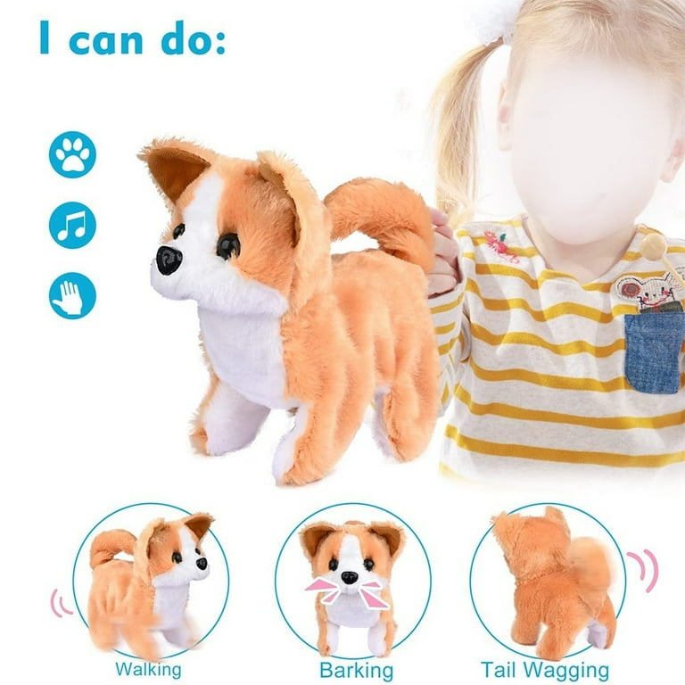 Walking barking shop flipping toy dog