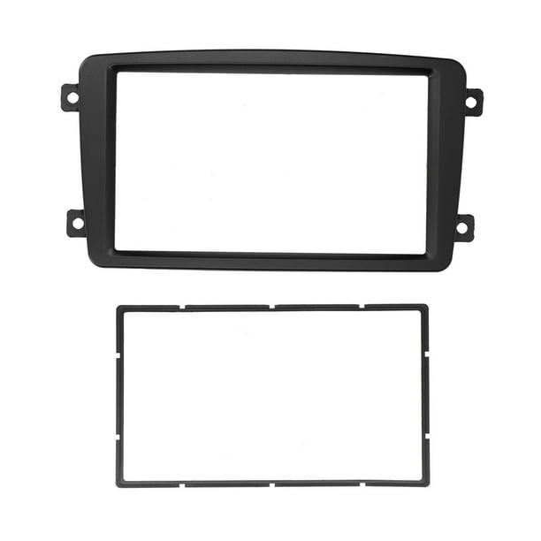 Embellecedor De Panel De Radio Estéreo Montaje De Radio Fascia Car Stereo Frame Audio DVD Panel Trim Resistente A La Abrasión Para Automóvil Para Mercedes Benz Clase C W203 ANGGREK Otros Vehículos