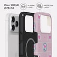 thumbnail image 2 of CASETEROID Tough Case for iPhone 17 Pro Max – Dual-Layer Protection, Shockproof [Compatible with MagSafe] – Sweet Stitches Case, 2 of 4