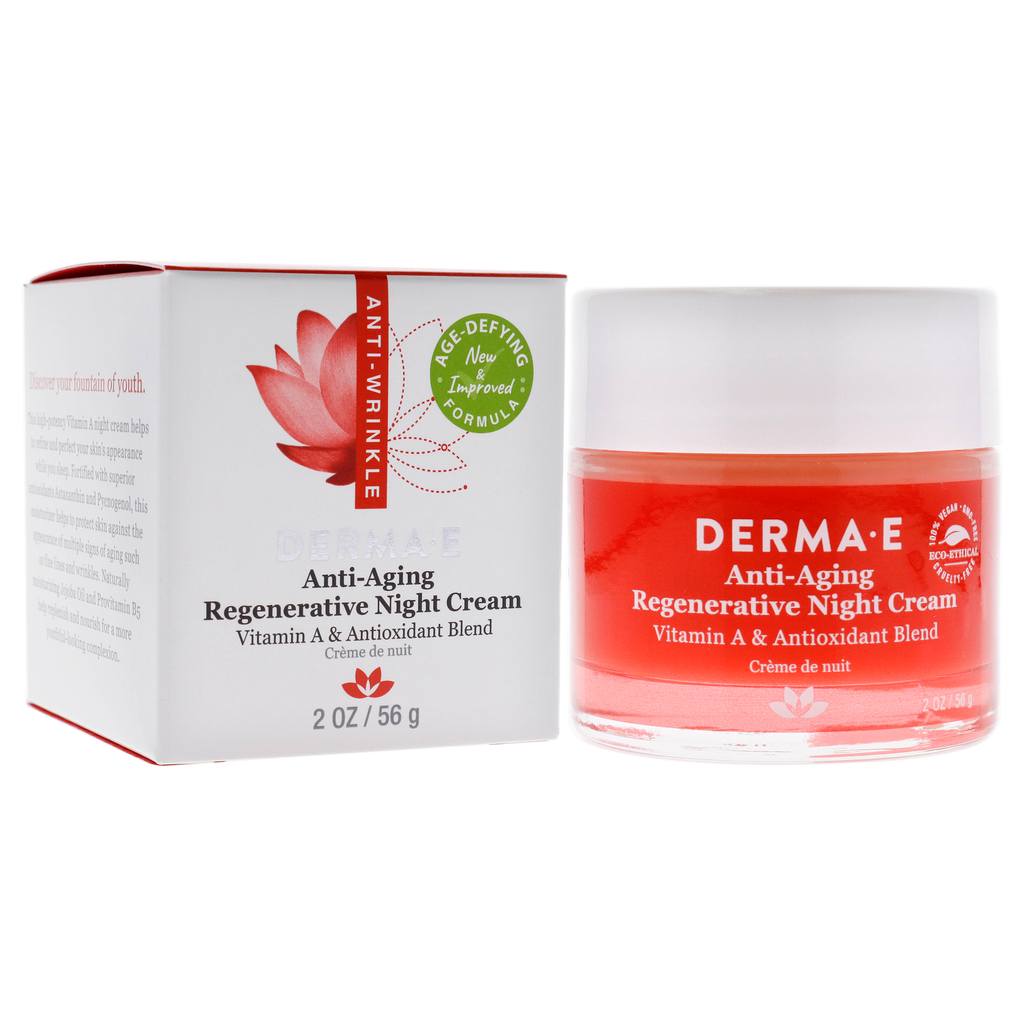 Derma E Anti-Aging Regenerative Night Cream, 2 oz - image 4 of 7