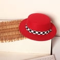 thumbnail image 2 of Txlixc Fedora para niños con correas a cuadros Txlixc  moda, 2 of 4