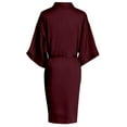thumbnail image 4 of Robes Women Silk Nightgown Feather Trim Light Soft Robe Valentines Day Night Robes for Women, 4 of 4