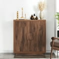 thumbnail image 6 of ONBRILL Sideboard Buffet Cabinet w/Storage, 32" Wooden Dining Bar Cabinet w/2 Doors & 2 shelves, 6 of 7