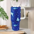thumbnail image 3 of Shark Tumbler 40oz With Handle Lid and Straw - Shark Gifts for Shark Lovers Women, Men - Shark Coffee Mug Tumbler Metal Insulated Tumblers -Shark Themed gifts, Shark Stuff Decor, 3 of 6