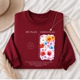 thumbnail image 4 of Jollimate God's Plan Sweatshirt, Floral Christian Crewneck, Jesus Lover Gift, Religious Gift, 4 of 6