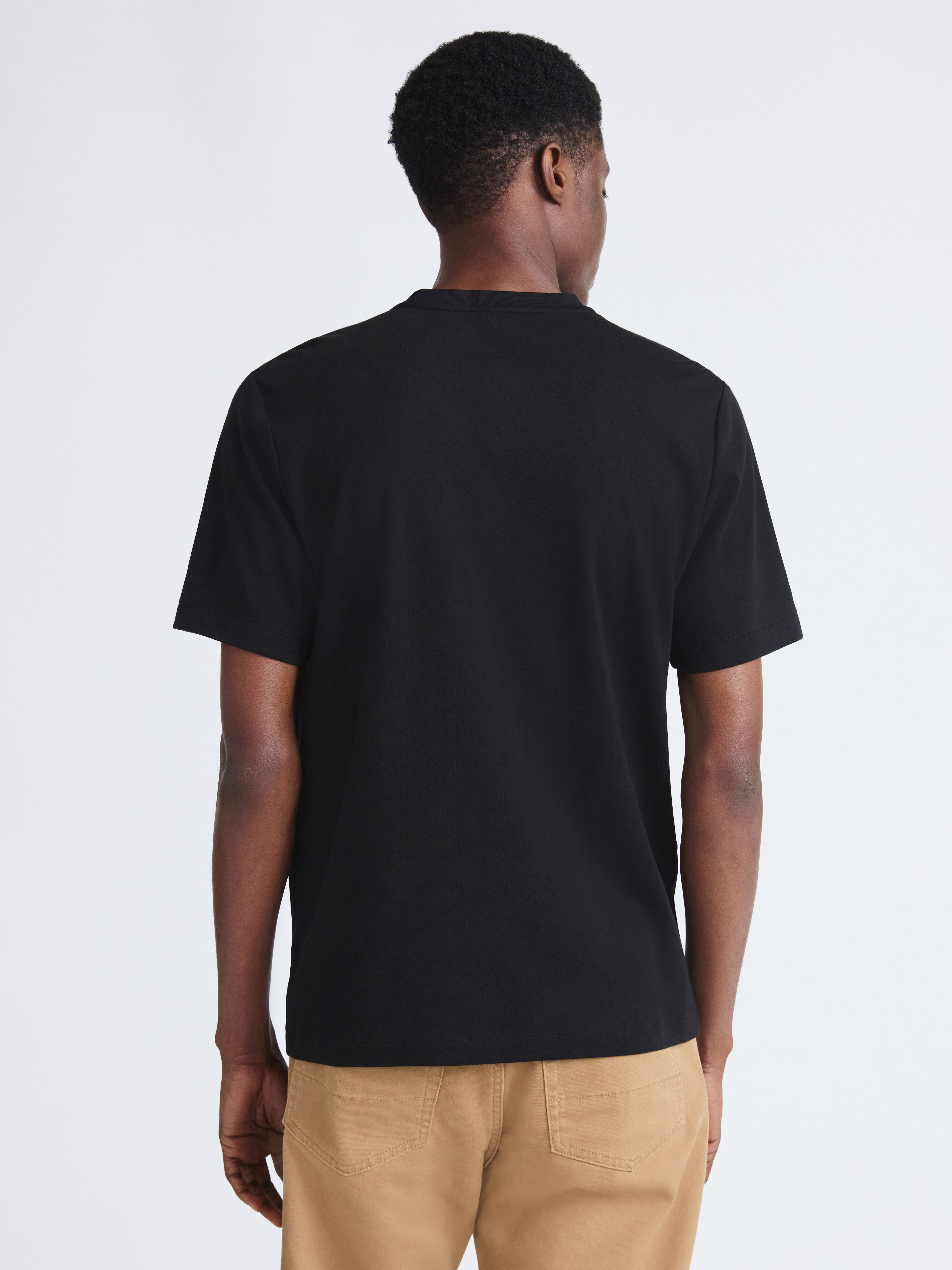 Free Assembly Men's Cotton Henley Shirt with Short Sleeves, Sizes XS-3XL