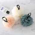thumbnail image 2 of Loofah-Bath-Sponge Set by Shower Bouquet 2-Pack, Extra Large Mesh Pouf Soft Scrubber for Men and Women - Exfoliate with Big Black & White Gentle Cleanse in Beauty Bathing Accessories, 2 of 6