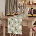 thumbnail image 2 of Table Runners 72 Inches Long Dress Scarves, Cute Rabbits Farmhouse Kitchen/Dining Table Runner, Coffee Tablerunners, Country Leaves Botanical Cartoon Bunny Beige 13x72 Inch, 2 of 9