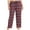 Red - burgundy, variant on P.J. Salvage Womens Plaid Pajama Lounge Pants, Blue, Plus Size, 1X