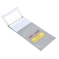 thumbnail image 1 of Battery Safe Box,, 10x20cm Practical Portable Fireproof Lithium-Ion Battery Bag,  for Storing and Transporting Batteries for Safe, 1 of 8