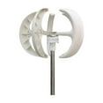 thumbnail image 1 of Vertical Wind Turbine Generator 1000W 5 Blades12v 24v With MPPT Charge Controller Low Noise Wind Speed Start Rotation For Home ,Easy Installation, 1 of 7