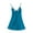 Blue, variant on Women's Nightgown Solid Color Lace Trim V Neck Cami Sleep Dress Loose Soft Loungewear Casual Summer Sleepwear