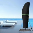 thumbnail image 6 of YLLSF 420D 205/265/280cm Outdoor Banana Shaped Umbrella Cover Sunshade Umbrella Cover, 205cm, 6 of 8