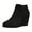 4Black, variant on Mostsola Womens Wedge Boots Casual Fashion Zip up Low Heel Ankle Boots Suede Pumps Shoes Booties