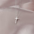 thumbnail image 3 of Anavia Coworkers Christmas Gifts Sterling Silver Cross Necklace, New Year Gift Necklace Card for Teacher Boss, 3 of 7