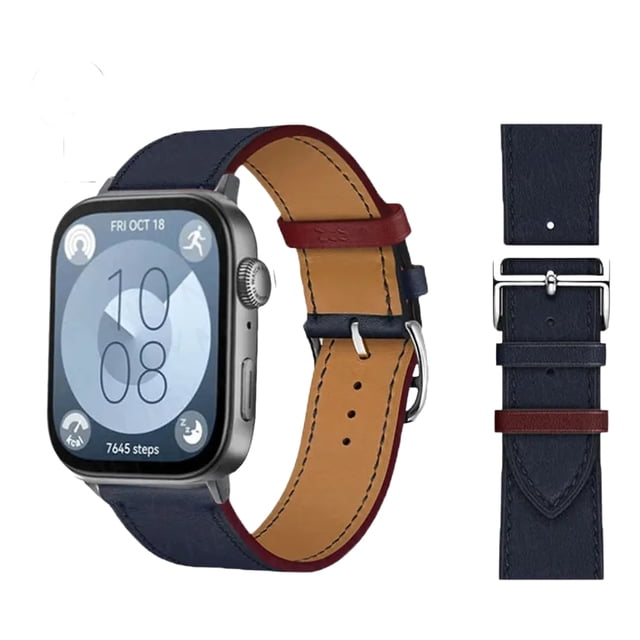 Correa De Cuero Para Huawei Fit 3 Y 4 + Hebilla + 1 Mica