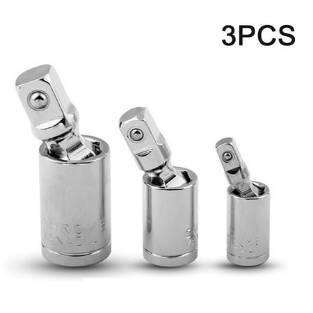 

3pcs Universal Joint Socket Set 360 Degree Rotation Impact Wrench Accessories