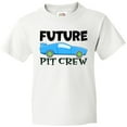 thumbnail image 3 of Inktastic Future Pit Crew Blue Race Car Youth T-Shirt, 3 of 5