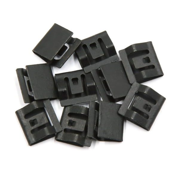 10pcs Metal Retainer Car Truck Console Dashboard  Trim Clip 14mm x 13.8mm