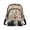 Black Cats, variant on Rainbow Paw Print Fanny Pack with Zipper Closure Compartments Small Crossbody Wallet for Travel, Polyester Crossbody Bag
