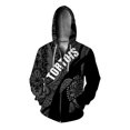 thumbnail image 5 of Sudadera con estampado de tortuga para hombre, sudadera personalizada con estampado de peces, sudadera con capucha informal y versátil, sudadera con capucha con cremallera, 5 of 5