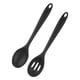 thumbnail image 1 of Uxcell 2-Pack Cucharas de Silicona para Cocinar, 10.6" Cucharas de Servicio Ranuradas y Sólidas Antiadherentes Resistentes al Calor Utensilios para Cocina/Cocinar/Hornear/Herramientas de Mezcla, 1 of 1