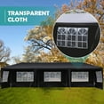 thumbnail image 2 of Prehome 10ft x 30ft Black Heavy Duty Outdoor Canopy, 8 Removable Sidewalls and Waterproof, 2 of 8