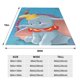 thumbnail image 3 of Manta de viaje de felpa suave de Dumbo para dormitorio, sala de estar, sofá, oficina, regalo para todas las estaciones para mujeres, hombres, niñas y niños., 3 of 7