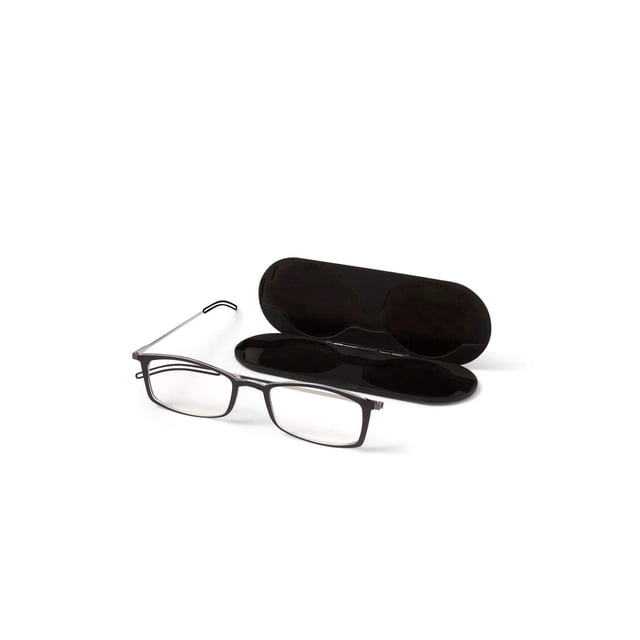 Lentes de Lectura ThinOptics Rectangulares Negros con Aumento 2.5