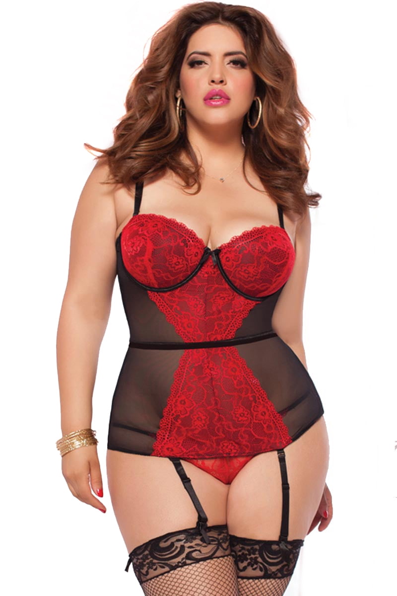 Seven Til Midnight - Bbw Plus Size Full Figure Lingerie -3962