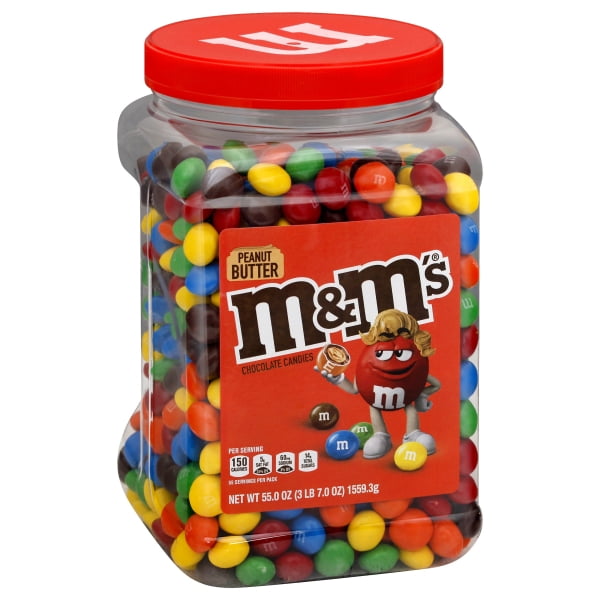 M&M'S Peanut Butter Chocolate Candy (55 Ounce)