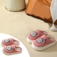 thumbnail image 2 of Fesfesfes Womens Wide Dress Shoes Cotton Slippers Female Cute Girl Heart Fall And Winter Home Warm Indoor Non-Slip Thick-Soled Couple Home Plush Slippers 6.5-7(38-39), 2 of 7