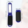 thumbnail image 2 of Unique Bargains  1 Pc Women's Portable Foldable Mirror Comb Travel for Curly Straight Dry Hair Blue, 2 of 6
