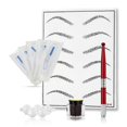 thumbnail image 3 of Eyebrow Pen Set Microblading Practice Tool Red Color 5Pcs Eyebrow Embroidery Professional Equipment, 3 of 5