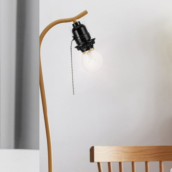 HOMEMAXS HOMEMAXS Ceiling Light Lamp Holder with Pull Chain 1 Set E27 Socket Replacement for Light Fixture