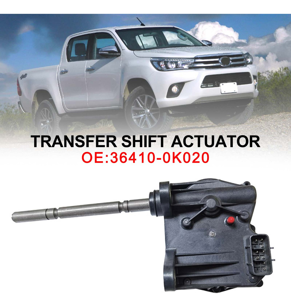 Applicable to Transfer Case Shift Actuator for Toyota Tacoma 16-20