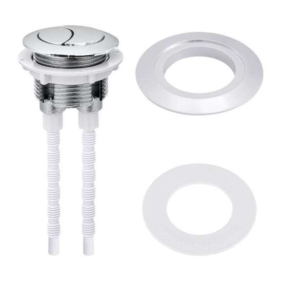Botón de descarga de inodoro de doble pulsación, botón de descarga de inodoro con diámetro de rosca, botones de tanque para baño Astilla