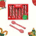 thumbnail image 2 of A1 Unlimited Peppermint Candy Cane Spoons, Christmas Holiday Party GiftFavors Sweet Treats Dessert Snacks Hot Cold Drinks Individually Wrapped Goody Bag Stocking Stuffer, 2 Boxes (6-ct. Boxes), 2 of 7