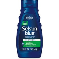 Selsun Blue Moisturizing Anti-dandruff Shampoo with Aloe, 11 fl. oz., Selenium Sulfide 1%