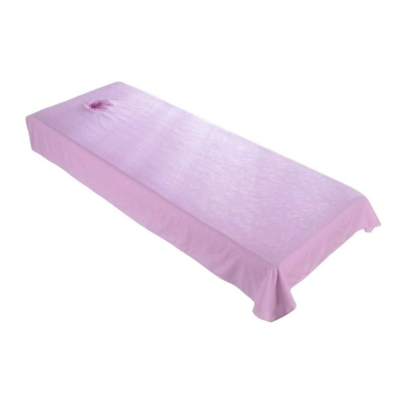 Sábana de cama de belleza, funda de cama de salón profesional para camilla de s para mujeres de belleza Rosa